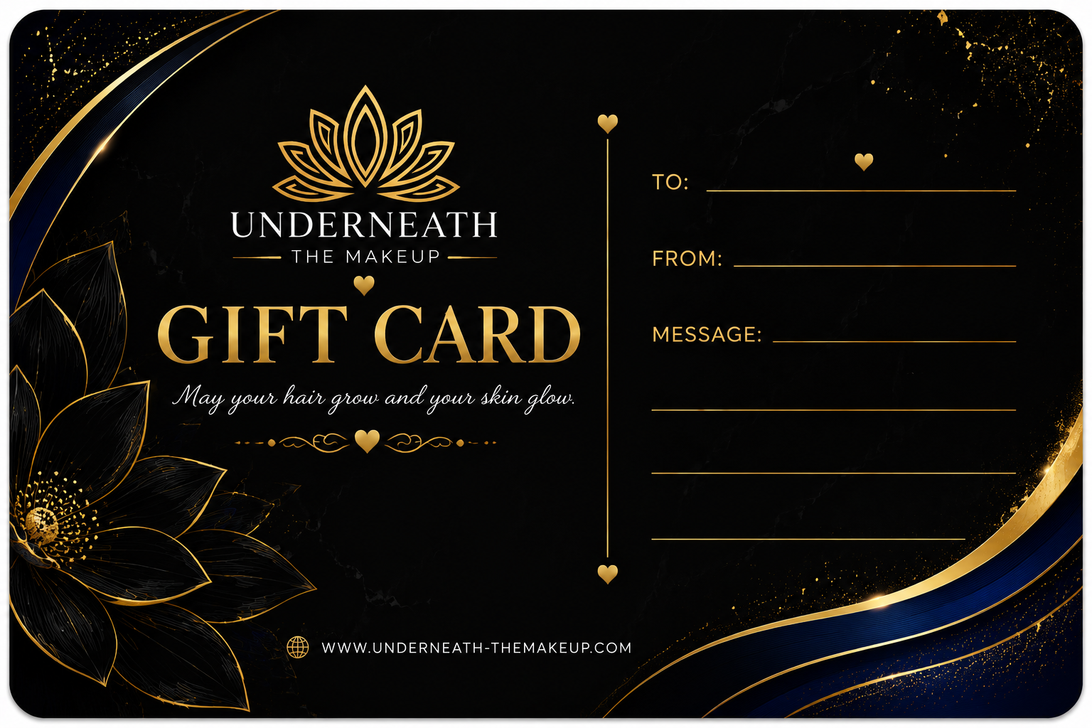Underneath the Makeup Gift Card