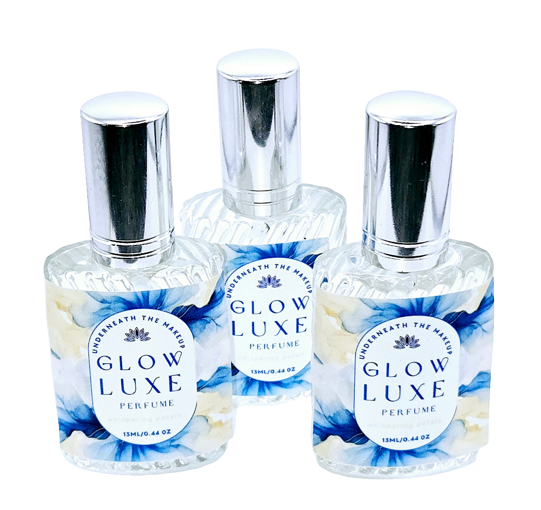 Whispering petals luxury perfume bottle with elegant design 