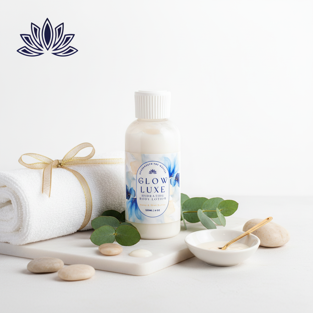 Glow Luxe Hemp and Shea Butter Hydrating Body Lotion