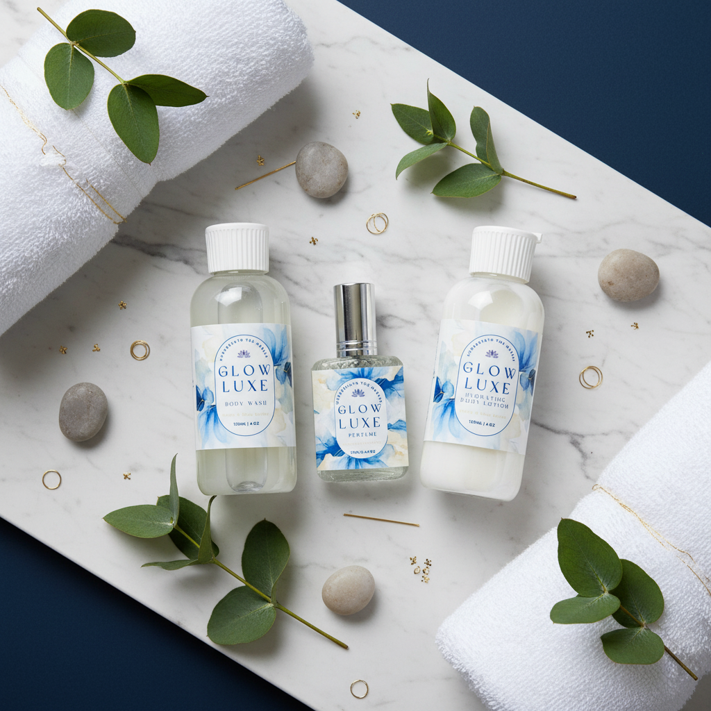 Glow Luxe hydrating lotion set