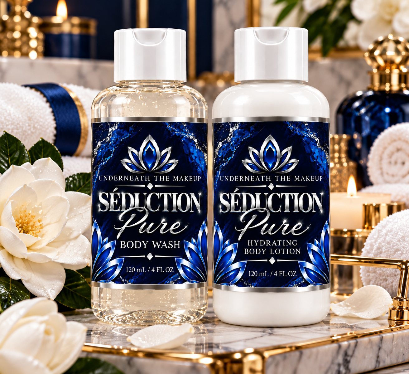 Séduction Pure Body Wash & Hydrating Body Lotion Set